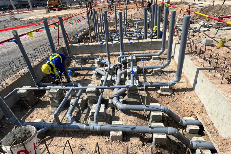 Kiểm tra hệ thống điện nước âm và ống kỹ thuật chờ