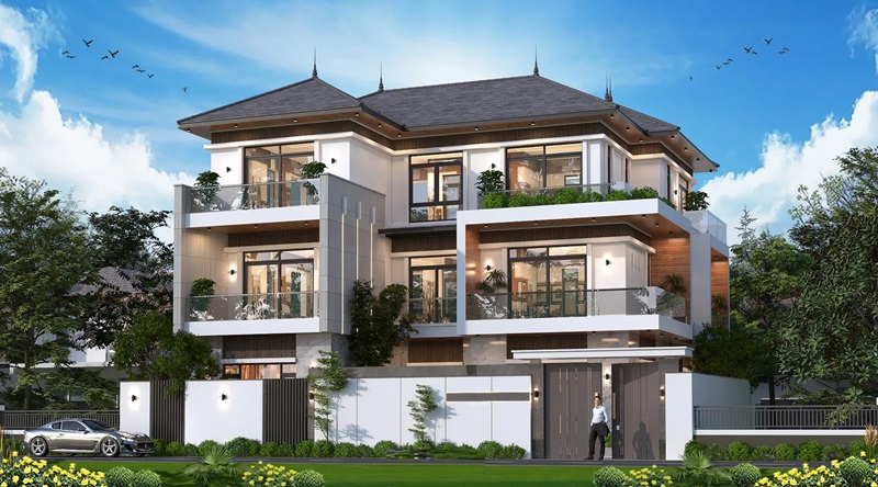 Vì sao biệt thự 3 tầng mái Nhật được ưa chuộng?
